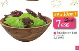 Kandy Saladier en bois d'acacia offre