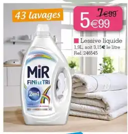 Kandy Lessive liquide offre