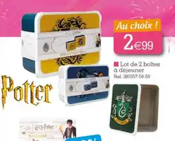 Kandy Lot de 2 boîtes à déjeuner offre