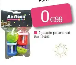 Kandy 4 jouets pour chat offre