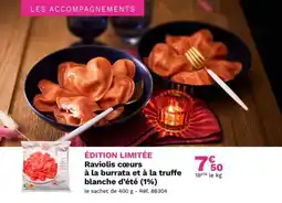 Picard Raviolis cœurs à la burrata et à la truffe blanche d'été (1%) offre