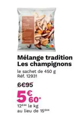 Picard Mélange tradition Les champignons offre