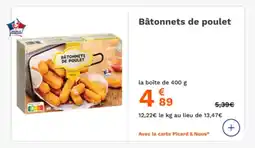 Picard Bâtonnets de poulet offre