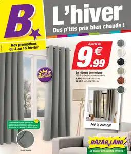 Bazarland Le rideau thermique offre