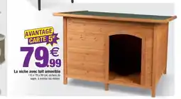 Bazarland La niche avec toit amovible offre