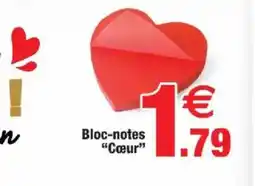 Bazarland Bloc-notes Cœur offre