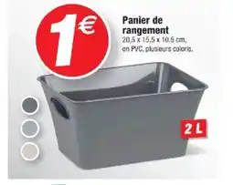 Bazarland Panier de rangement offre