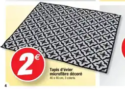 Bazarland Tapis d'évier microfibre décoré offre