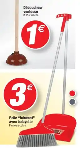 Bazarland Pelle fainéant avec balayette offre