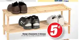 Bazarland Range chaussures 2 niveaux offre