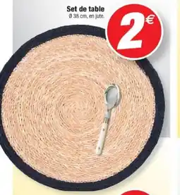 Bazarland Set de table offre