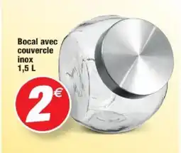 Bazarland Bocal avec couvercle inox offre