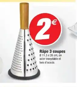 Bazarland Râpe 3 coupes offre