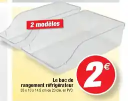 Bazarland Le bac de rangement réfrigérateur offre