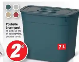 Bazarland Poubelle à compost offre