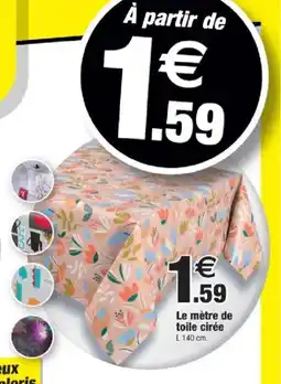 Bazarland Le mètre de toile cirée offre