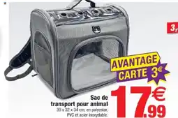 Bazarland Sac de transport pour animal offre