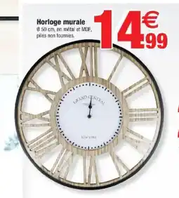 Bazarland Horloge murale offre