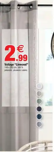 Bazarland Voilage Linwood offre