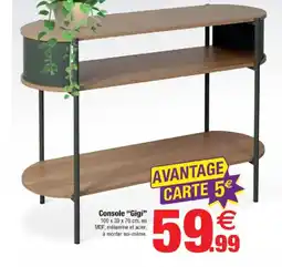 Bazarland Console Gigi offre
