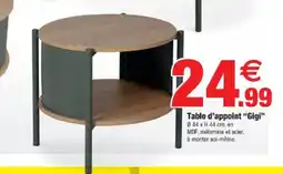 Bazarland Table d'appoint Gigi offre