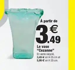 Bazarland Le vase Cezanne offre