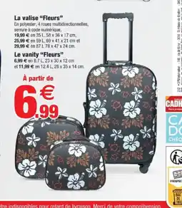Bazarland La valise Fleurs offre