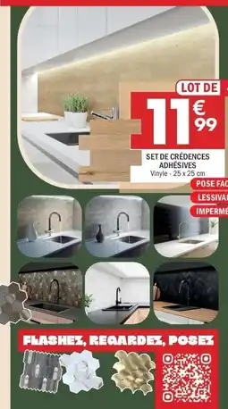 La Foir'Fouille Set de crédences adhésives offre