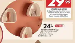 La Foir'Fouille Set d'étagères murales offre