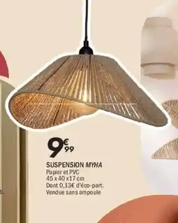 La Foir'Fouille Suspension myha offre