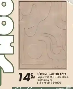 La Foir'Fouille Déco murale 3d azra offre