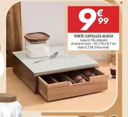 La Foir'Fouille Porte-capsules acacia offre