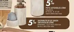 La Foir'Fouille Distributeur de savon organiseur côme offre