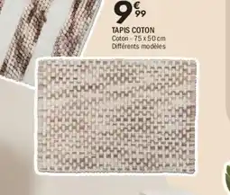 La Foir'Fouille Tapis coton offre