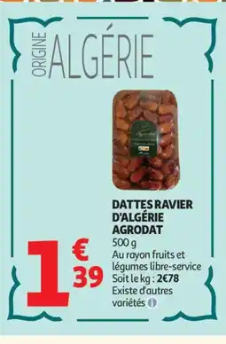 Auchan AGRODAT Dattes ravier d'algérie offre