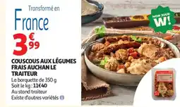 Auchan Couscous aux légumes frais auchan le traiteur offre