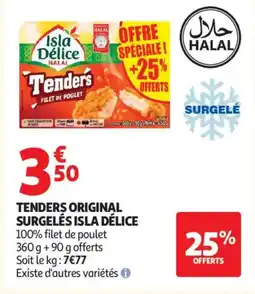 Auchan ISLA DÉLICE Tenders original surgelés offre