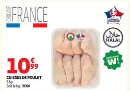 Auchan Cuisses de poulet offre