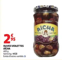 Auchan AÏCHA Olives violettes offre