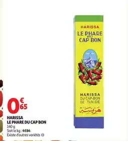 Auchan LE PHARE DU CAP BON Harissa offre