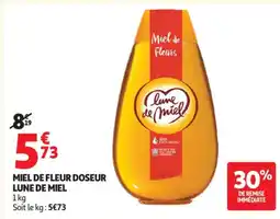 Auchan LUNE DE MIEL Miel de fleur doseur offre