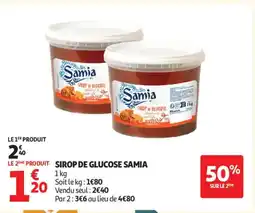 Auchan SAMIA Sirop de glucose offre