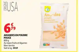 Auchan Amandes en poudre pouce offre