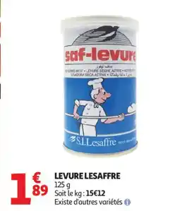 Auchan Levure lesaffre offre