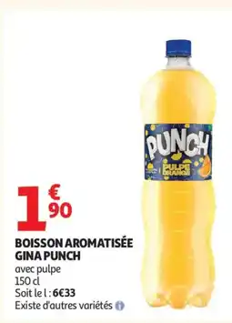 Auchan PUNCH Boisson aromatisée gina offre