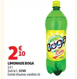 Auchan BOGA Limonade offre