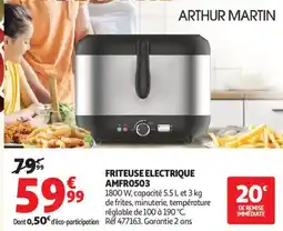 Auchan Friteuse electrique AMFR0503 offre