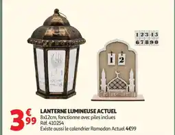 Auchan ACTUEL Lanterne lumineuse offre