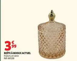 Auchan ACTUEL Boîte à bijoux offre