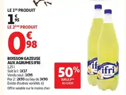 Auchan IFRI Boisson gazeuse aux agrumes offre